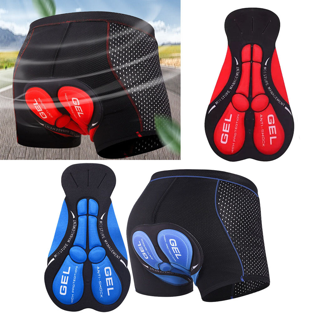 5D Padded Men Women Bicycle Cycling Bike Shorts Underwear Soft Pants UK