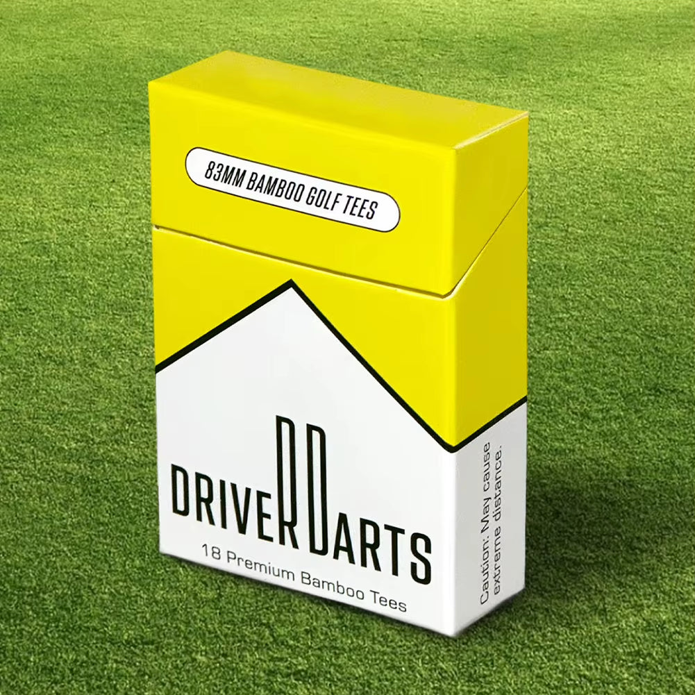 18Pcs/Box Golf Tees Bamboo Tees More Stable Golf Tees Golf Accessories Golf Gifts for Men Golfers