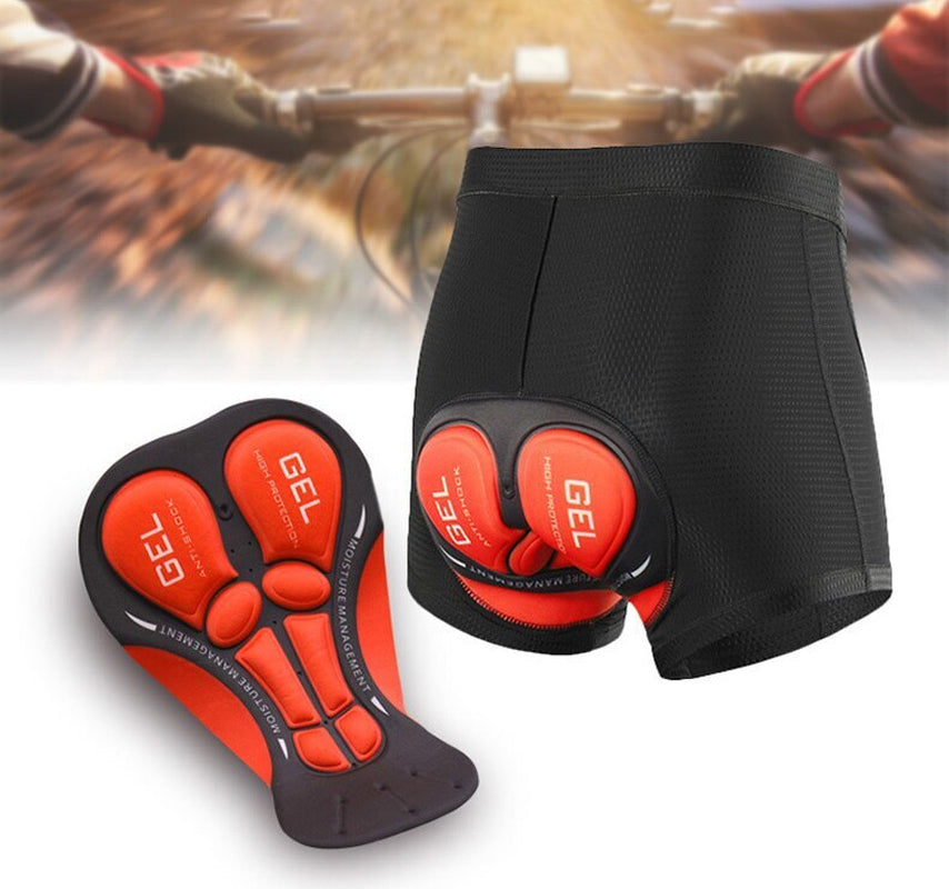 5D Padded Men Women Bicycle Cycling Bike Shorts Underwear Soft Pants UK