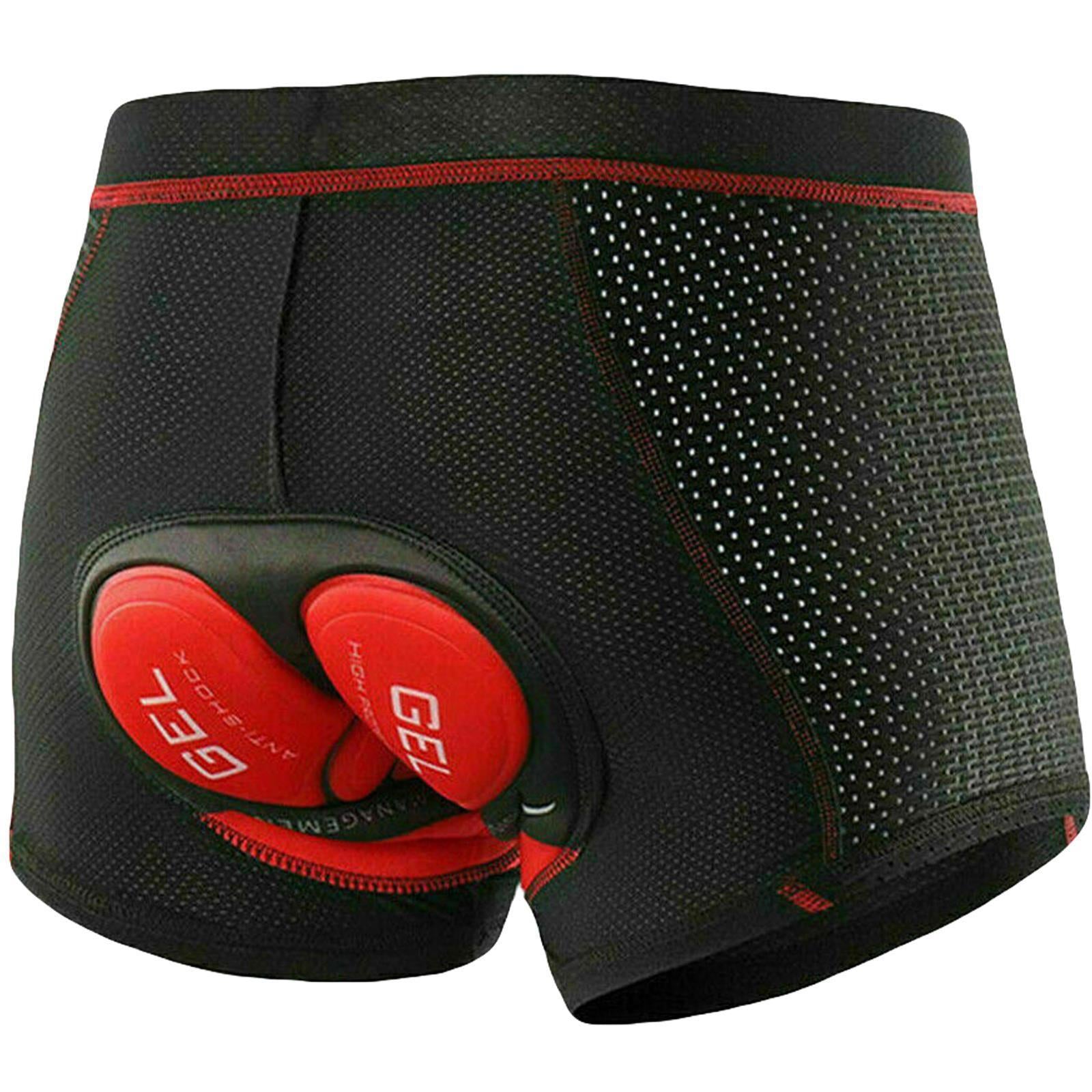 5D Padded Men Women Bicycle Cycling Bike Shorts Underwear Soft Pants UK