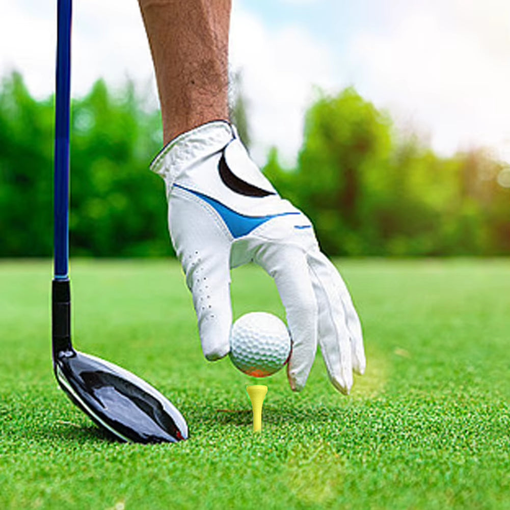 18Pcs/Box Golf Tees Bamboo Tees More Stable Golf Tees Golf Accessories Golf Gifts for Men Golfers